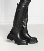 Кожаные офицерские сапоги danton Karl Lagerfeld - черный(KL45090)