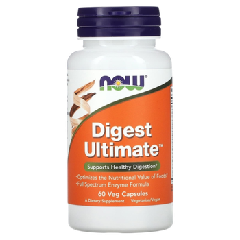 Now Foods Digest Ultimate 60 Veg Caps , Ферменты для пищеварения