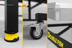 Стол теннисный Double Fish 235 синий