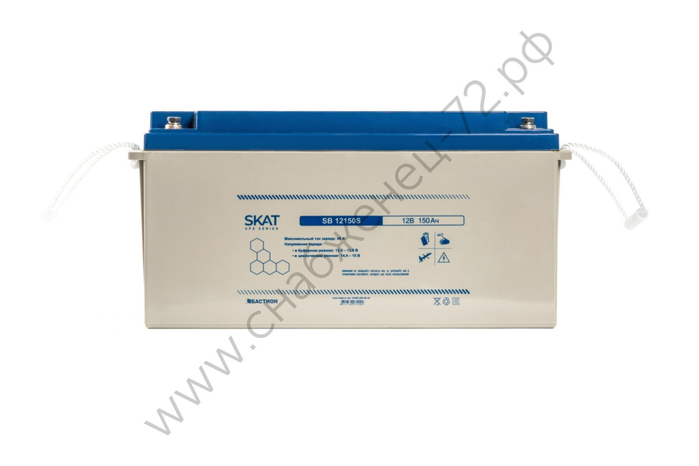SKAT SB 12150S АКБ свинцово-кислотная тип AGM 12V 150Ач Iзар.45А, клеммы под болт М6