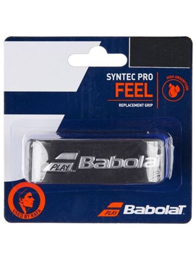 Теннисные намотки базовые Babolat Syntec Pro 1P - black/silver