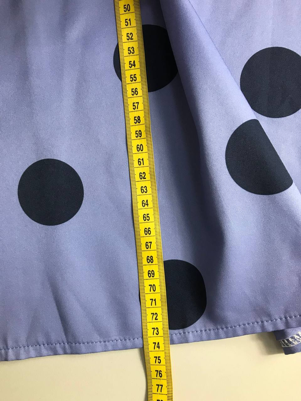 Юбка в крупный горошек, визуально 44/46 размер