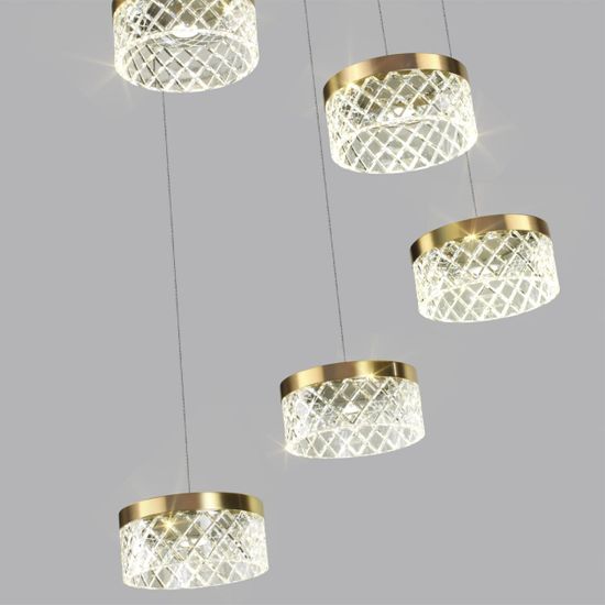 5032/30L L-VISION ODL24 000 античн.бронза/металл/акрил Люстра LED 30W 4000K 1958лм FIVRE