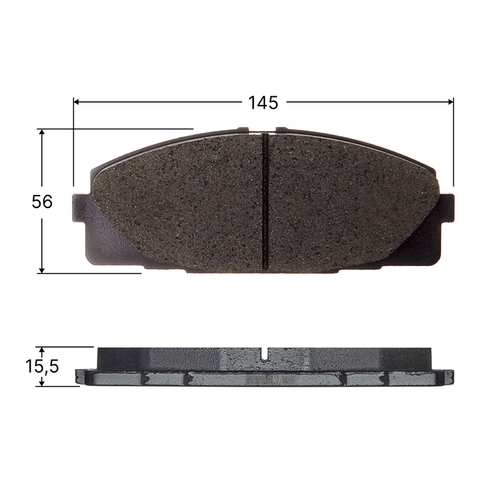 Колодки тормозные дисковые Avantech передние AV844