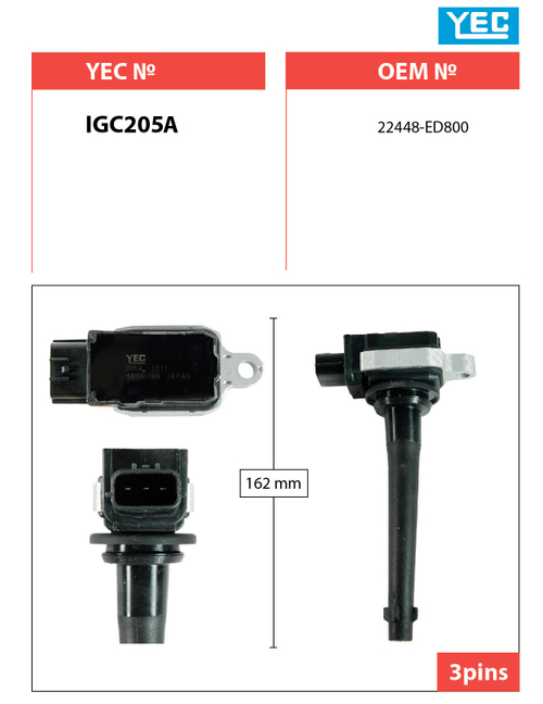 Катушка зажигания YEC IGC205A