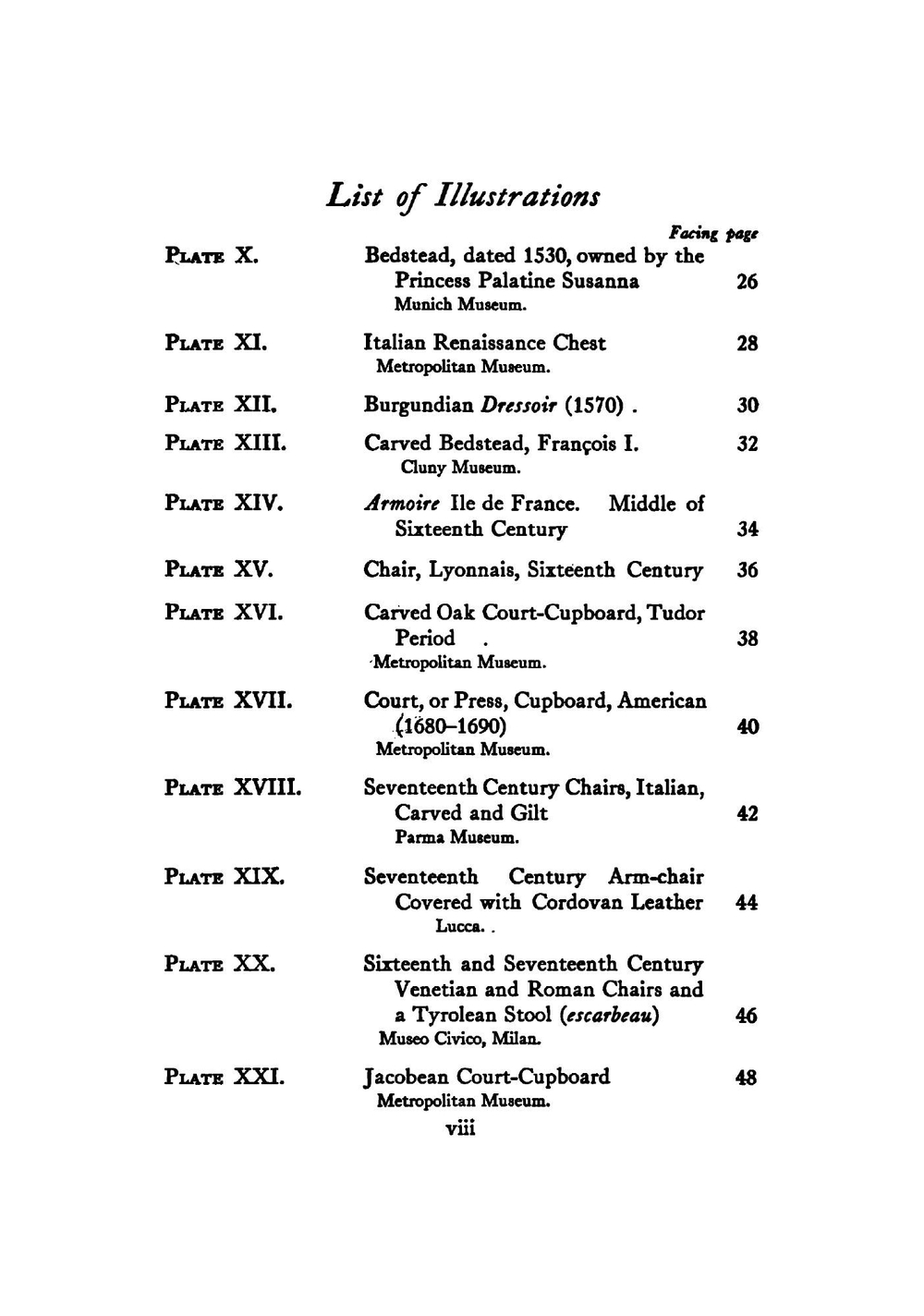 Furniture | Esther Singleton