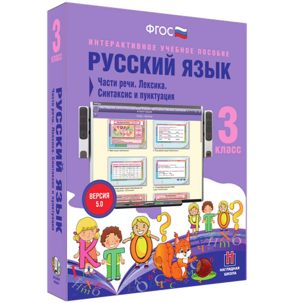 Русский язык 3 класс. Части речи. Лексика. Синтаксис и пунктуация