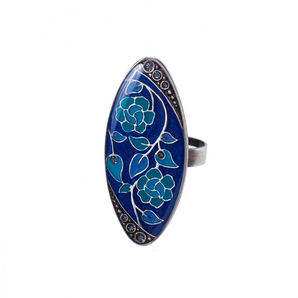 Кольцо Clara Bijoux Цветы K77111-1 BL