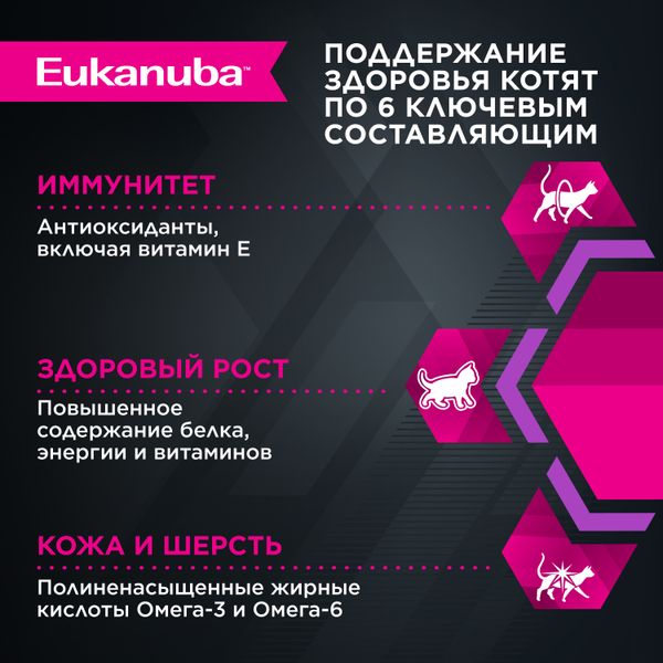 Пауч Eukanuba Kitten Healthy Start для котят, с курицей в соусе