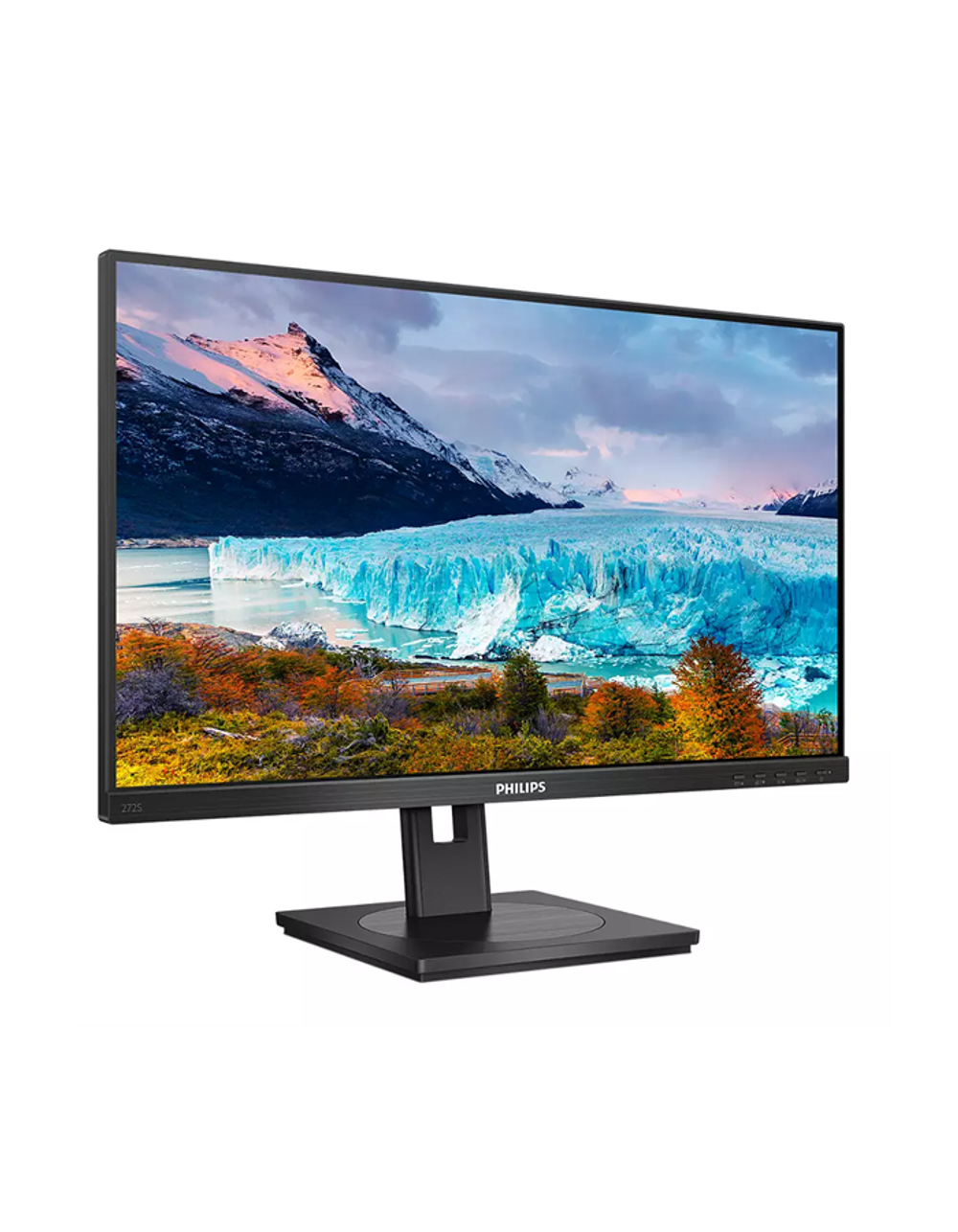 Монитор 27" Philips 272S1M 1920x1080, LED, 16:9, IPS, 250cd, 1000:1, 50M:1, 4ms, 178/178, VGA, DVI, HDMI, DP, USB 3.2, USB-B,  3*USB-A 3.2, 75Hz, Speakers, HAS, Pivot, Tilt, Swivel, Внутр, VESA, Black, 3y