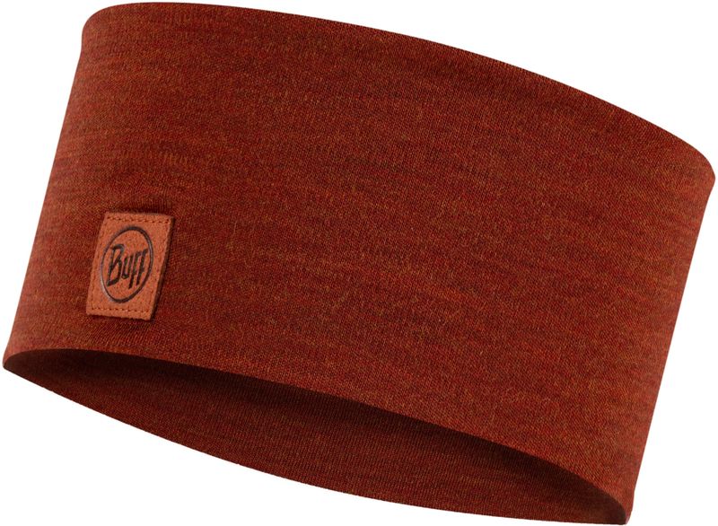 Шерстяная повязка на голову Buff Headband Midweight Wool Solid Sienna Фото 1