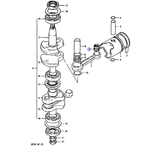 Подшипник игольчатый Suzuki 9.9/15лс (оригинальный арт. 09263-14019-000)