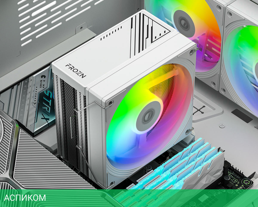 Кулер для процессора ID-Cooling FROZN A410 SE ARGB White