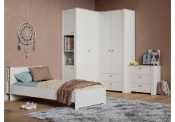 Комод Джастин 16.228.03 белый PE шагрень / дуб белый exclusive OW D4430