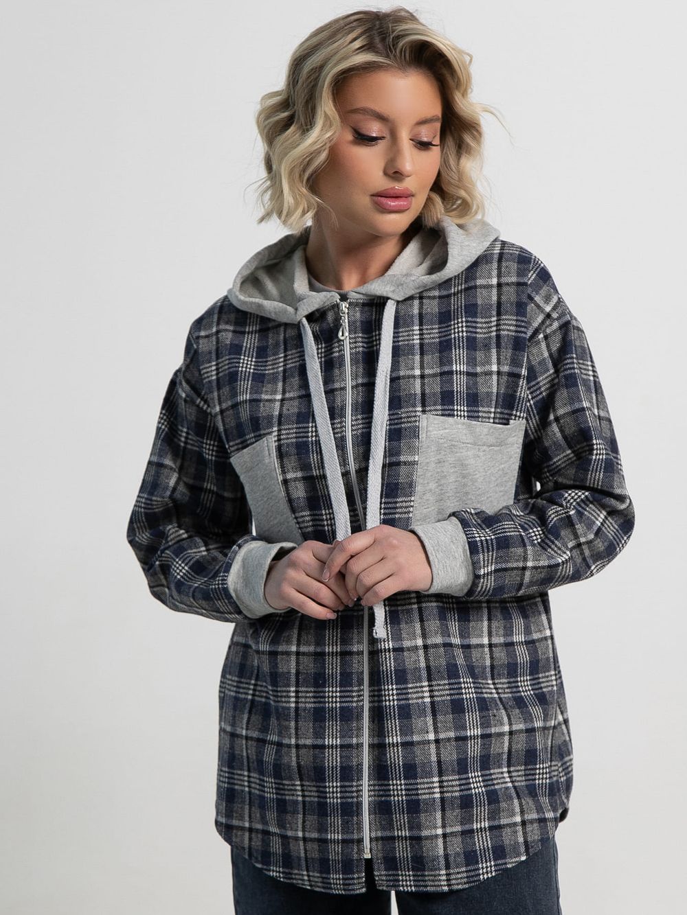 Рубашка Больше чем стиль НЬЮ (синяя) Б15126-50М LT Collection