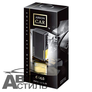 Ароматизатор на обдув AREON  AROMA CAR BOX  Black style  GOLD