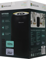 Воздухоочиститель Neoclima NP170SB,  до 25м2,  черный