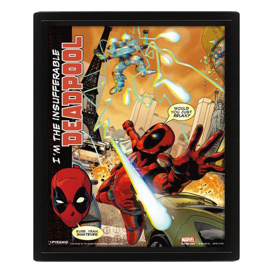Постер 3D Deadpool (Attack) EPPL71181