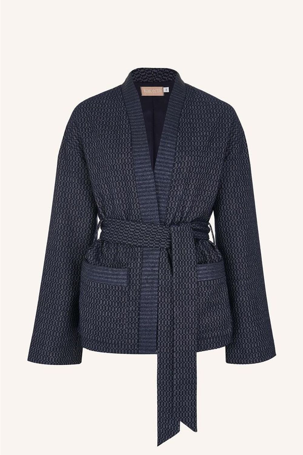 Жакет кимоно Армани синее (Размер 48)