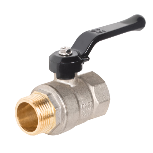 Кран шаровой латунный LD Pride 47.20.B-Н.Р Ду 20 Ру 40 вн-нр, (рычаг)