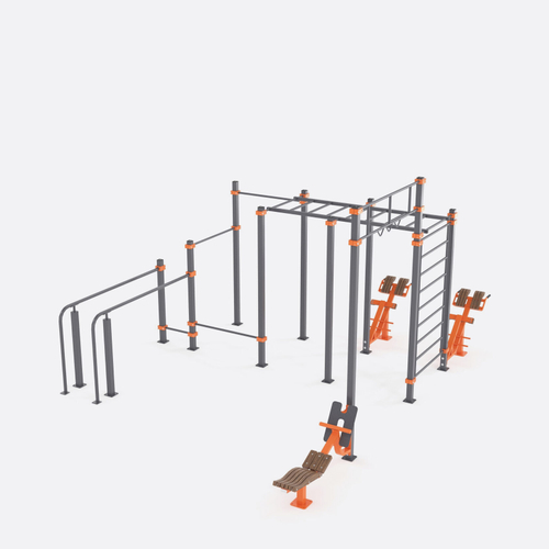 Спортивный большой уличный комплекс