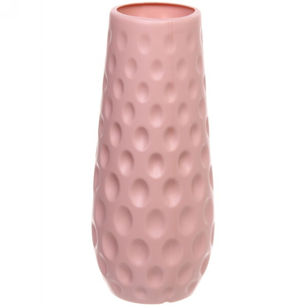 Ваза из пластика «Marlen-Вирджиния» 0,9л 23*7см цвет розовый