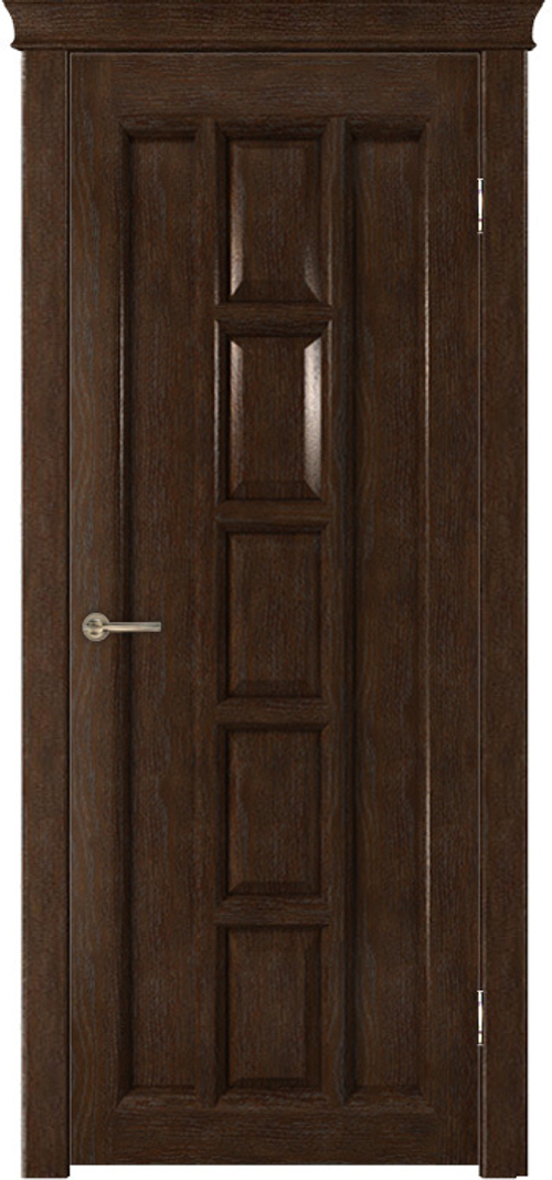 Межкомнатная дверь Квадра / Цвет Тон каштан / Двери Верда