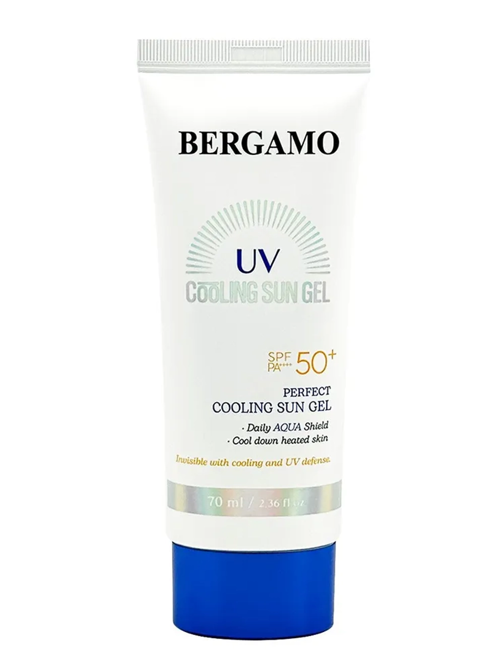 Bergamo Perfect Cooling Sun Gel SPF50+PA++++,Охлаждающий солнцезащитный гель 70 мл