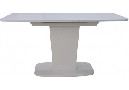 Стол деревянный Woodville раскладной Рондо-2 белый шелк