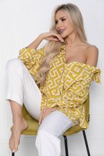 Рубашка Лето (лайм) Б10586 LT Collection