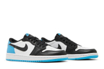 Кроссовки Jordan Air Jordan 1 Og "Black Blue Toe" (Женская размерная сетка)