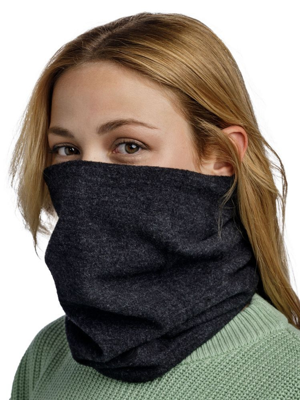Бандана Buff Merino Fleece Solid Black 129444.999.10.00