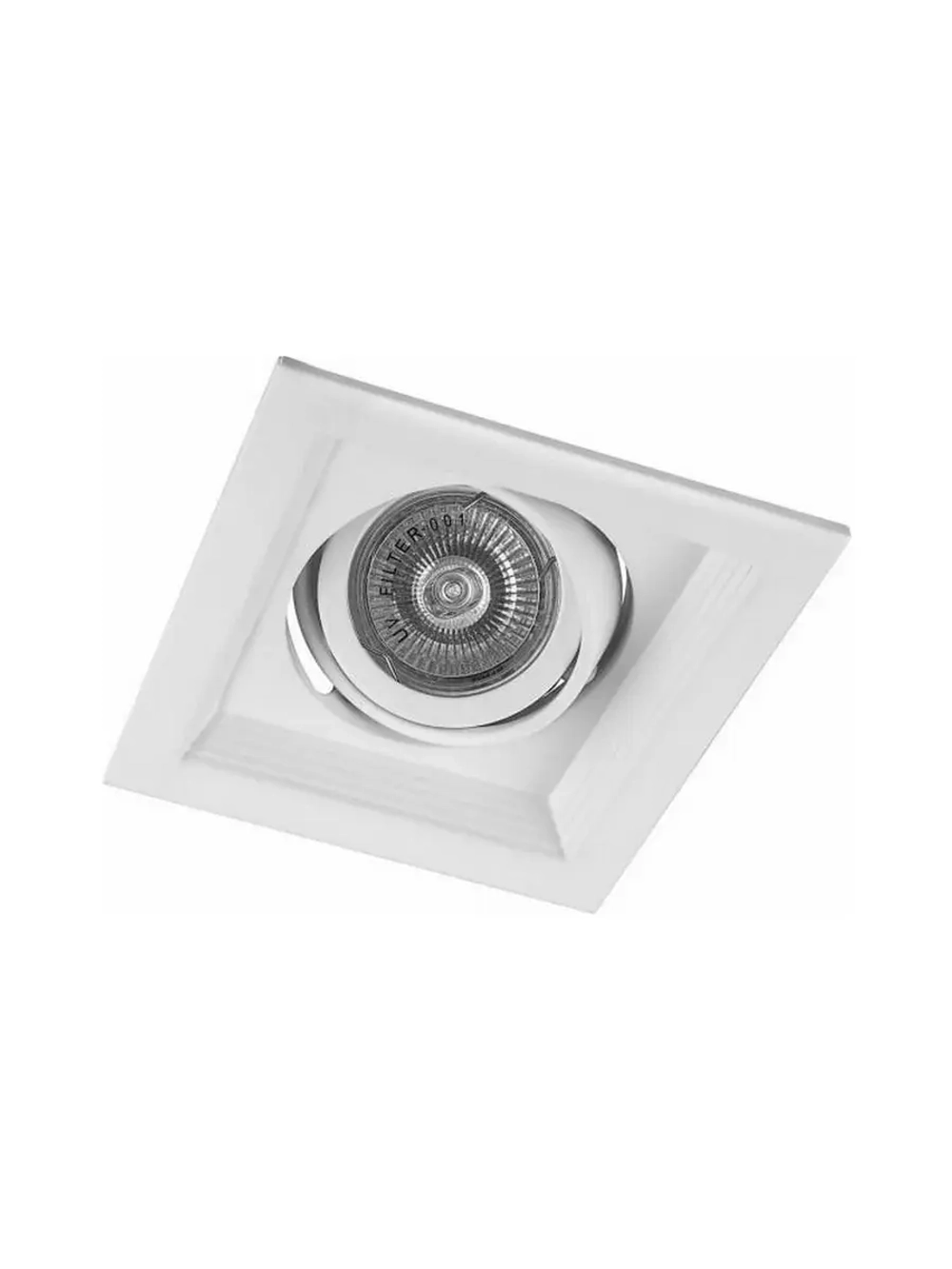 Потолочный встраиваемый светильник MR16 белый DLT201