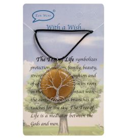 NP-01/8 Кулон с камнем «Медовый нефрит»