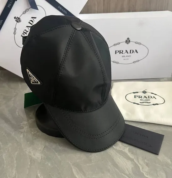 Бейсболка PRADA RE-NYLON, черный