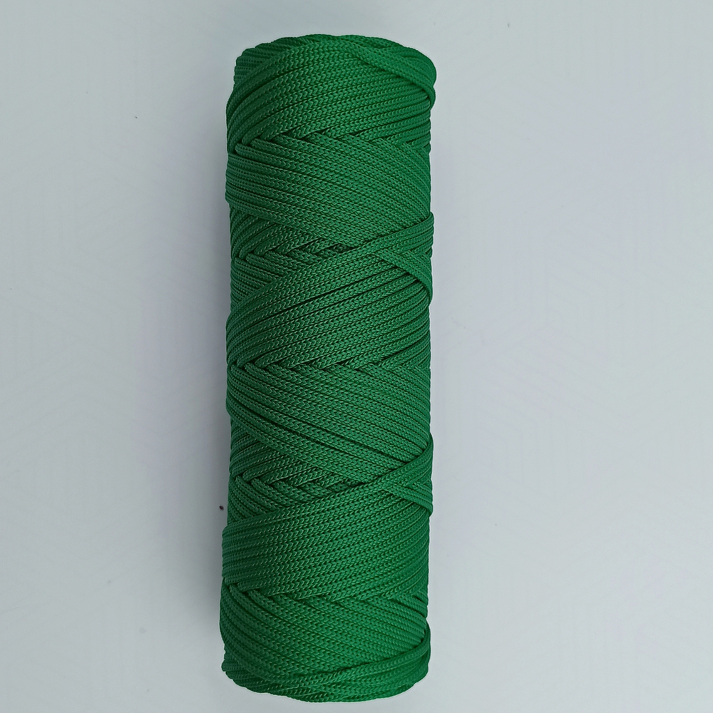 Полиэфирный шнур круглый 3 мм Зеленое яблоко