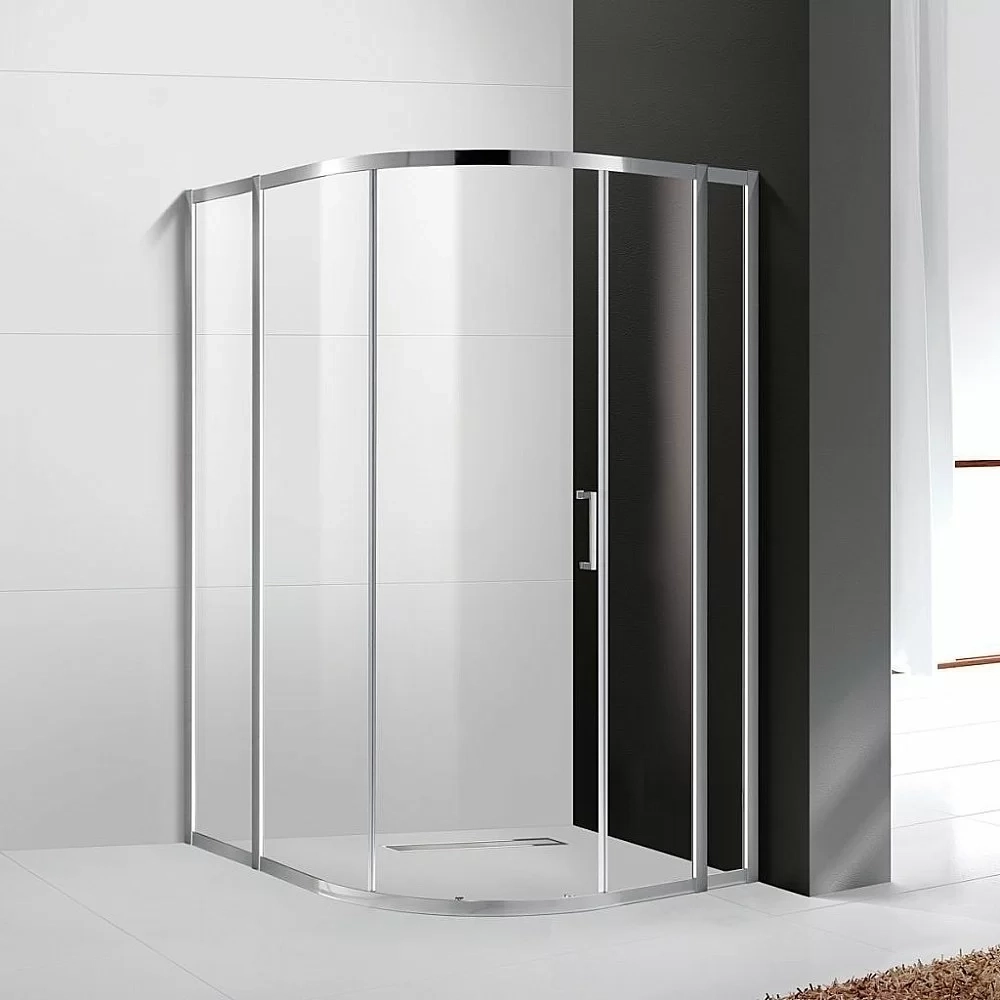 Душевой уголок Cezares Molveno 120x110 MOLVENO-RH-11-120/110-C-Cr-IV стекло прозрачное/профиль хром