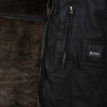 Роскошная дубленка от Hugo Boss из натуральной кожи, L