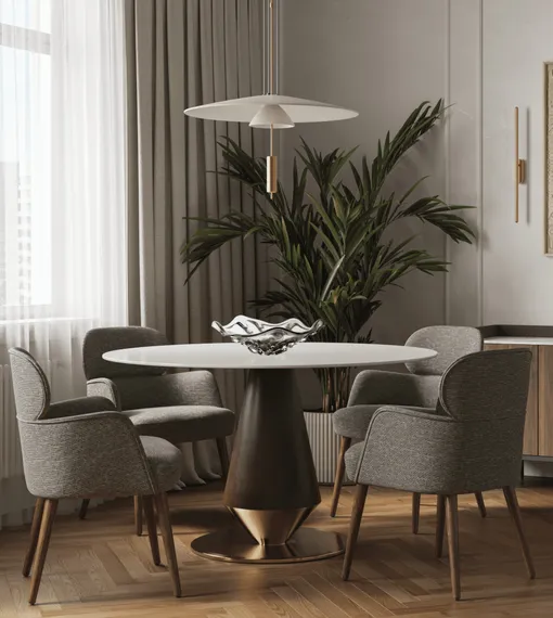 Подвесной светильник Rony Ø70 см, белый