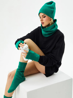 Снуд унисекс из футера с начесом