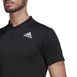 Мужское теннисное поло Adidas Tennis Freelift Polo M - black/pink/white