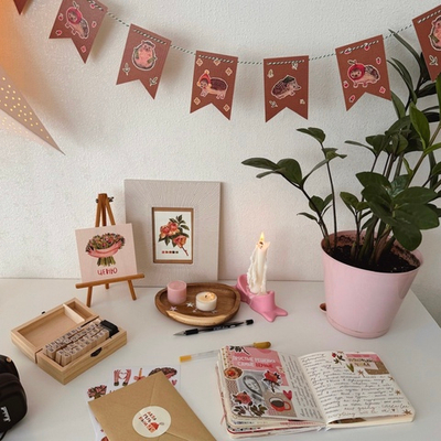 гирлянда "ёжики"