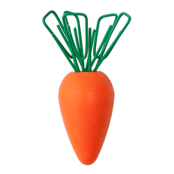 Ножницы+магнит со скрепками Qualy Bunny розовый