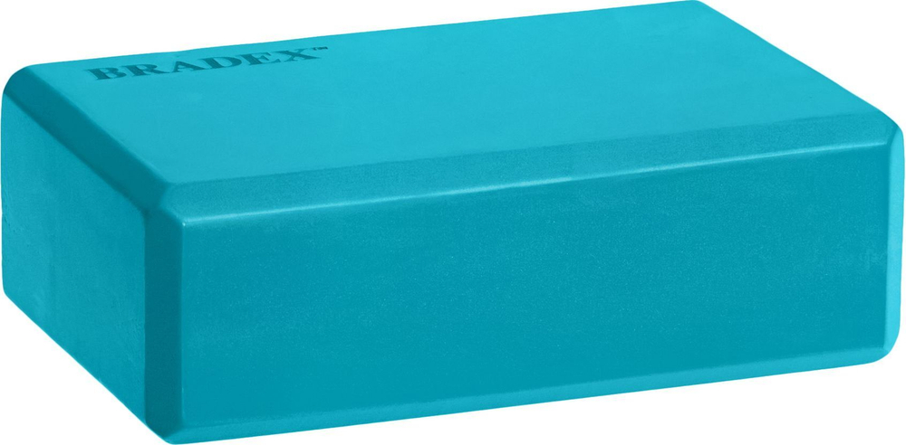 Блок для йоги бирюзовый