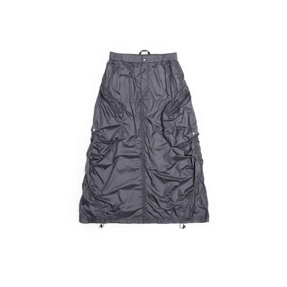 Юбка Nothomme Blue Metallic Nylon Tooling Half Skirt "Blue Gray"