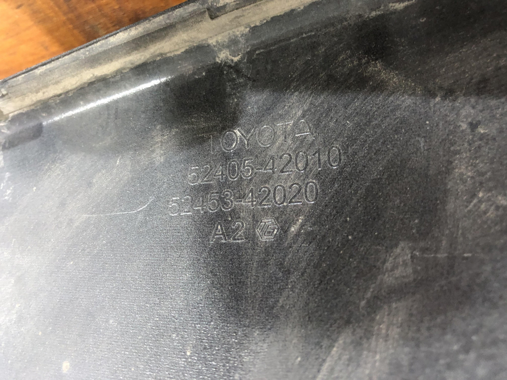 Накладка юбки заднего бампера RAV4 IV XA40 15-19 Б/У Оригинал 5240542010