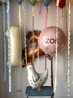 Воздушные шары на годик для девочки №9055