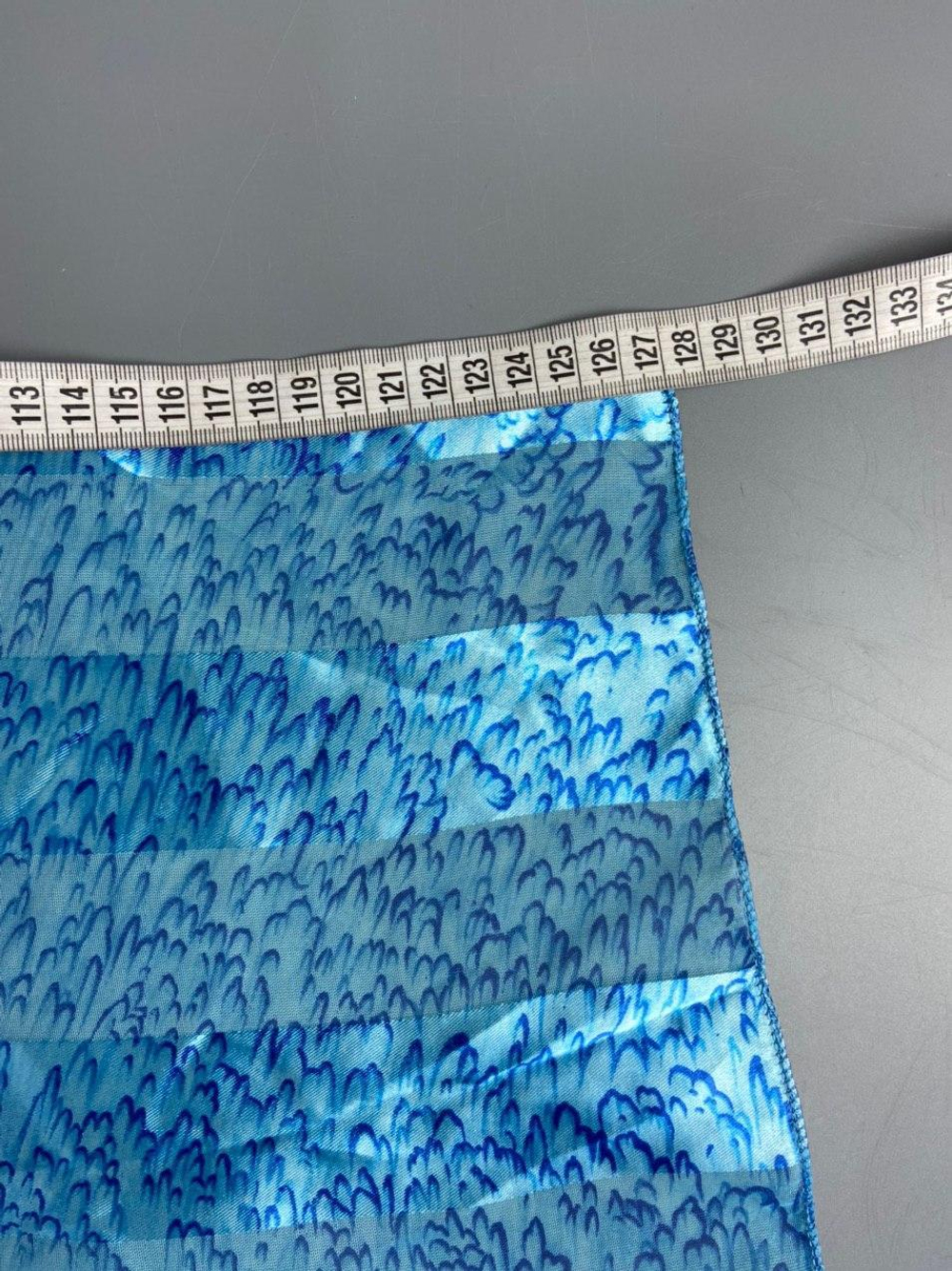 Шарф голубой