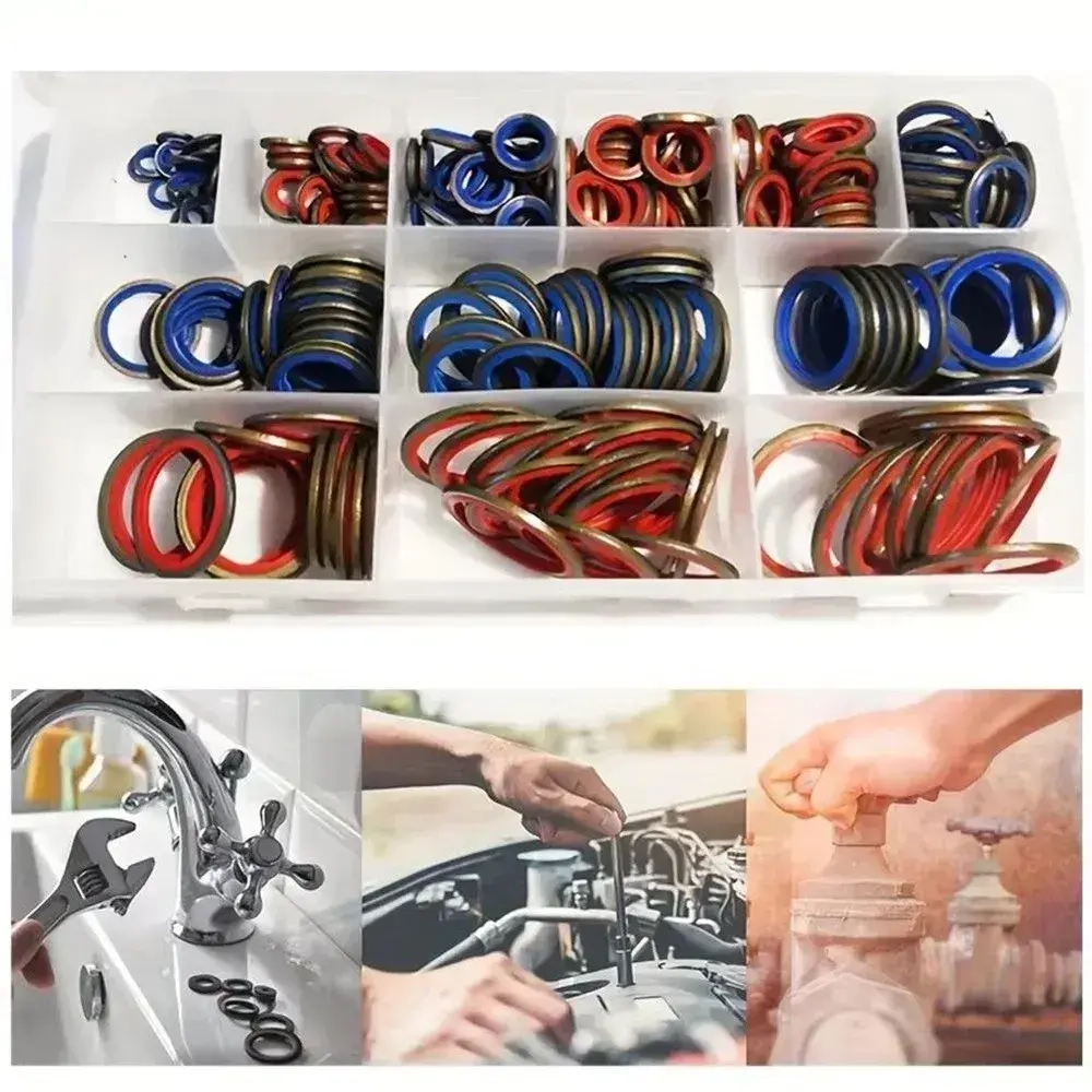 OZ-CUCR-100/245 шт. Ассортимент уплотнительных прокладок из силиконовой резины, наборы колец круглого сечения