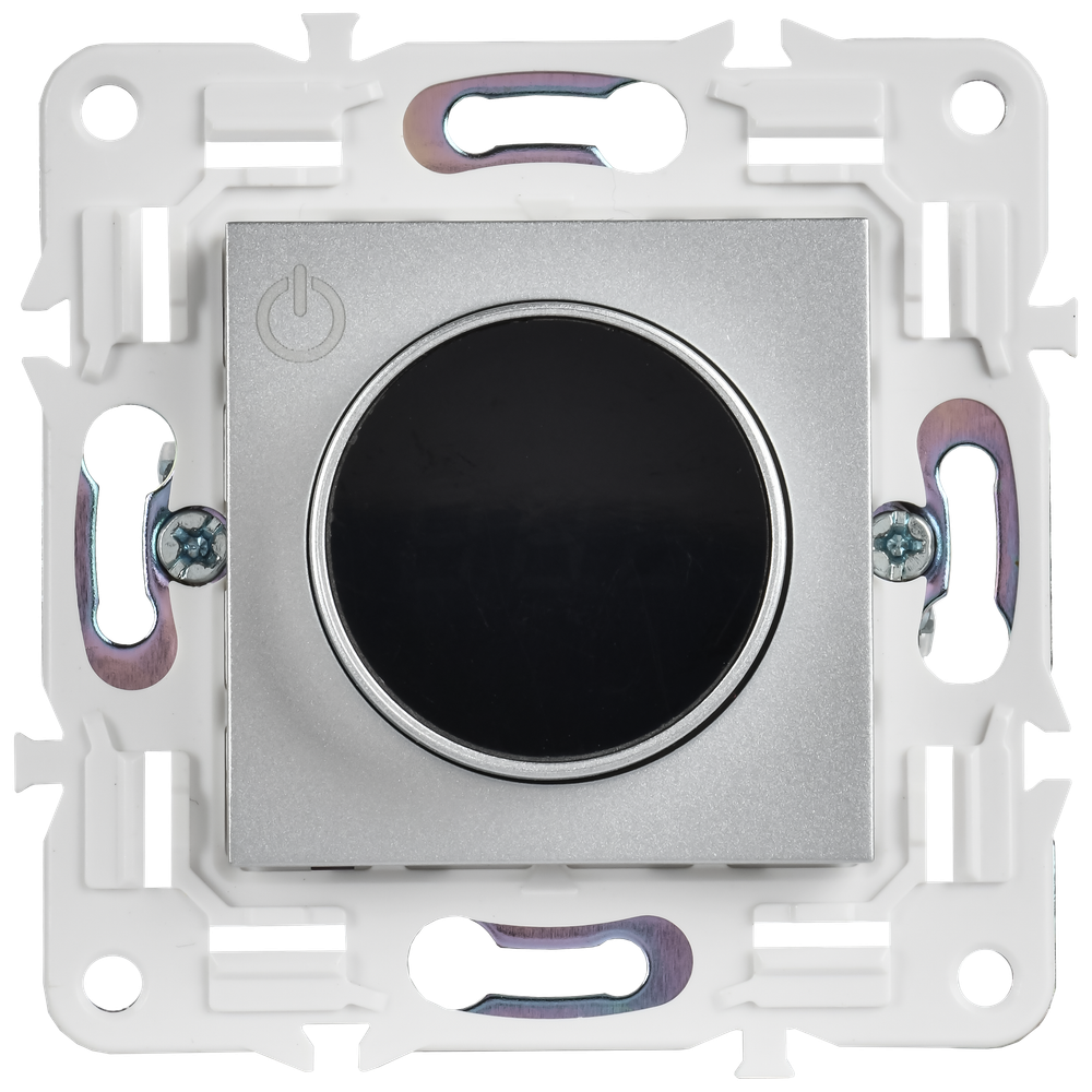 SKANDY Термостат электронный с индикацией SK-T01S серебряный IEK